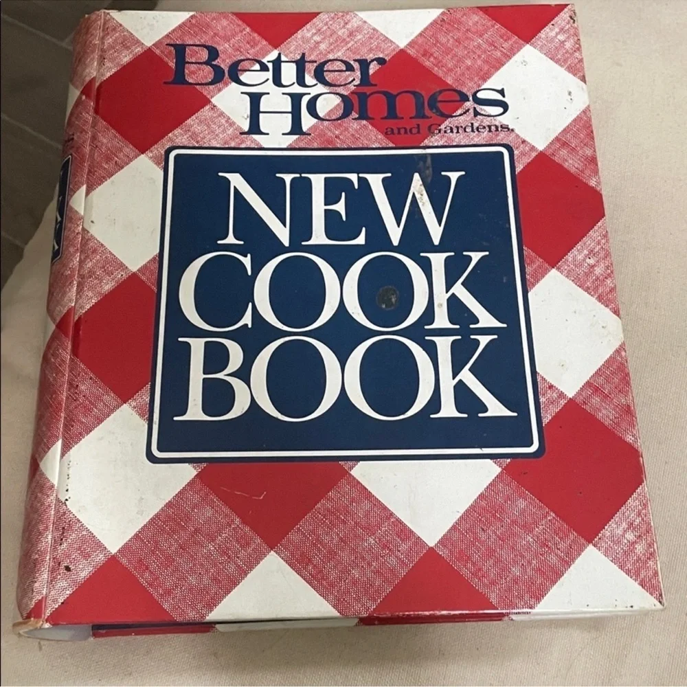 Better Homes And Gardens New Cook Book - Red and White Checkerboard Cover